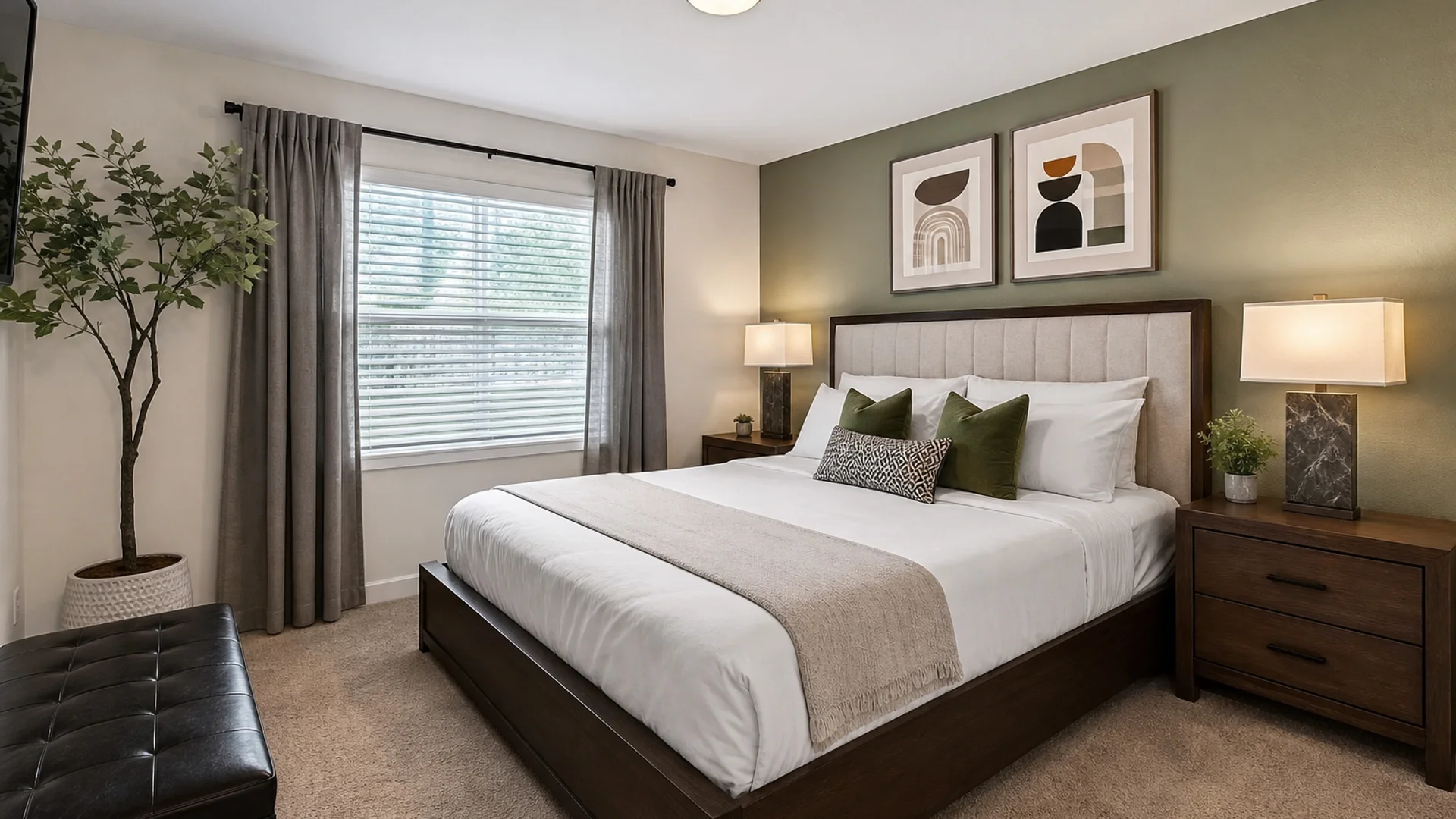 Orlando Airbnb bedroom furniture included in setup cost planning.