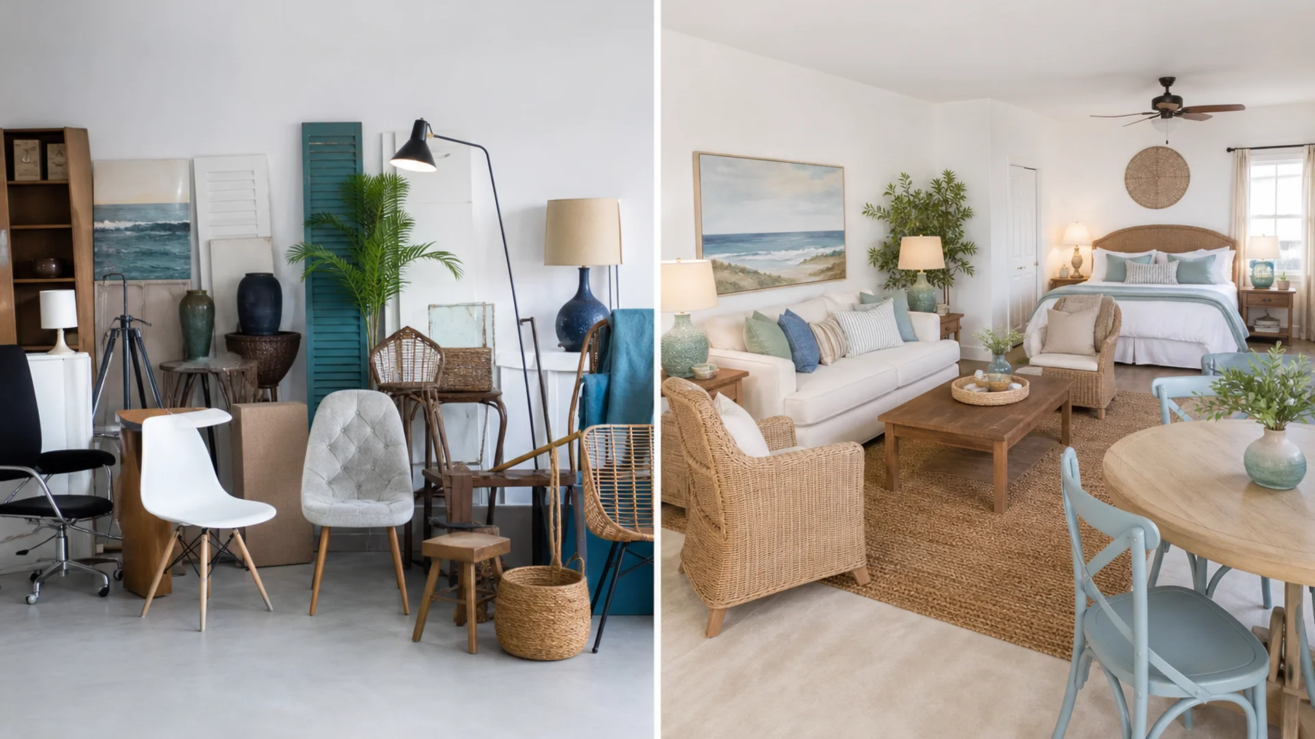 Airbnb setup mistakes avoided with a coordinated furnishing plan.
