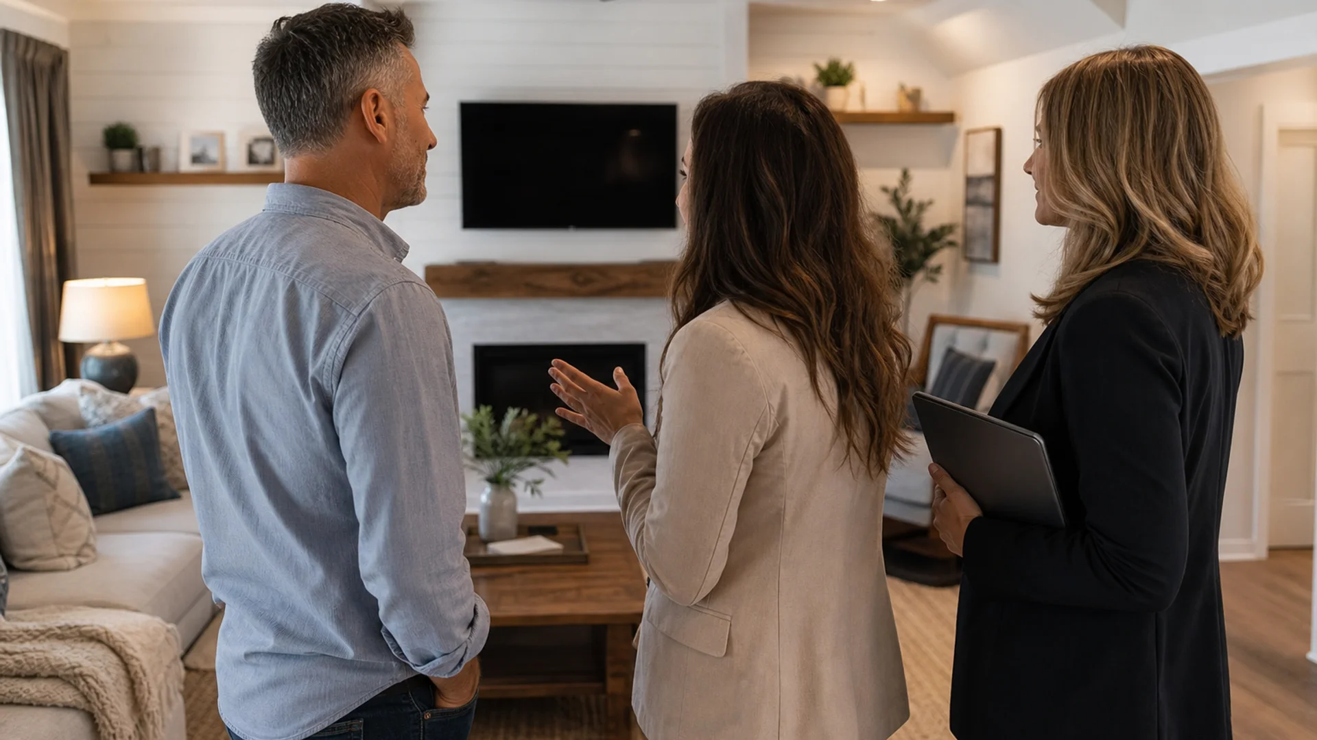 Airbnb owner, furnishing company, and property manager working together before launch.