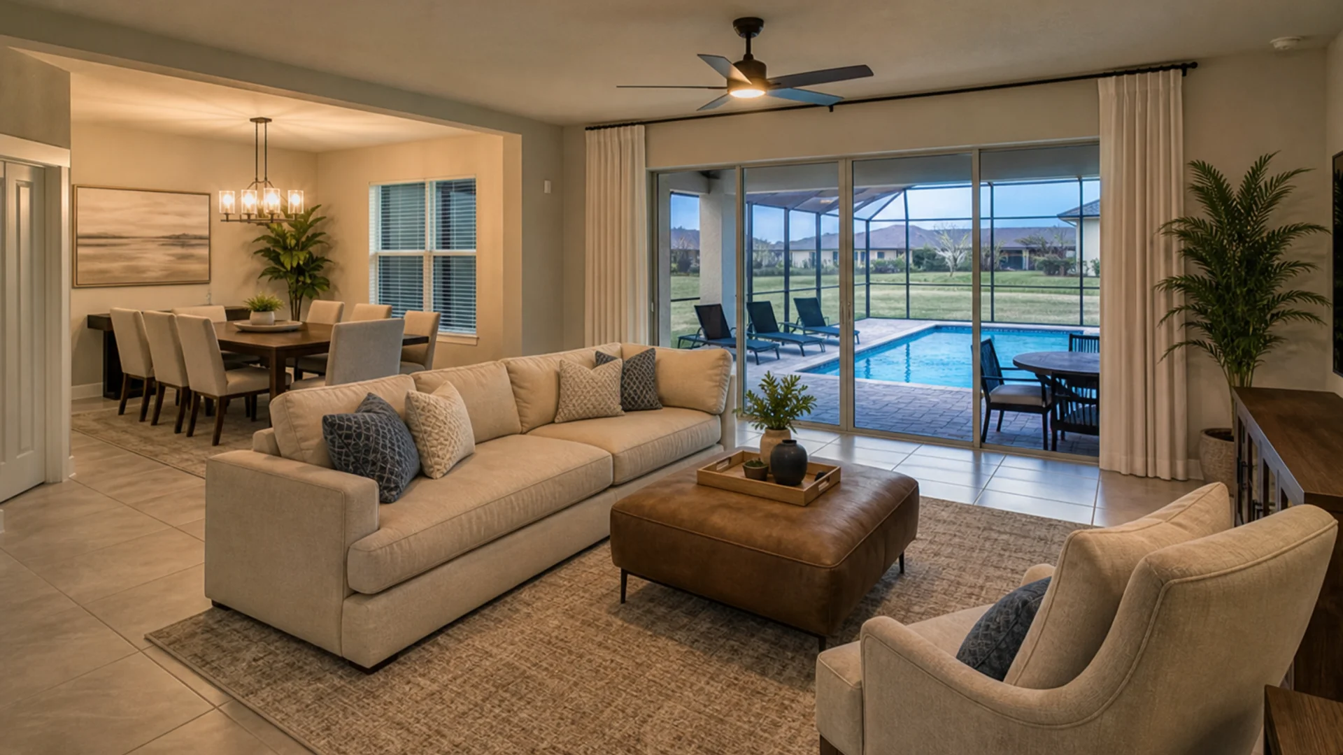 Completed Central Florida vacation rental ready to launch for Airbnb guests.
