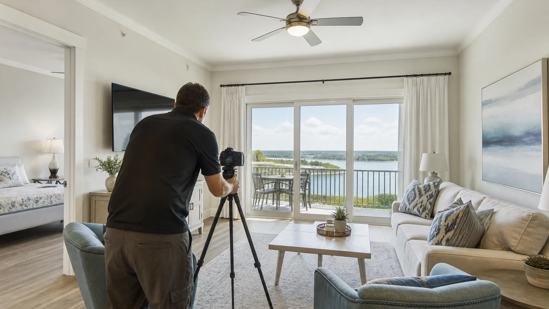Vacation rental launch checklist step for listing photo preparation.