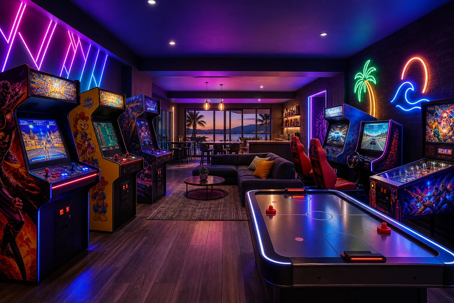 Arcade Room Ideas for Vacation Rentals (Piece Selection, Layout, Photo-Ready Staging)