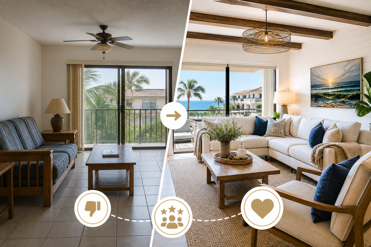 How Furniture Affects Vacation Rental Bookings (The Causal Chain, Not the Vibes)