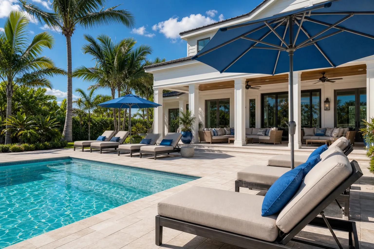 Pool Area Furniture for Vacation Rentals (Lounger Spec, Layout, and the Listing-Carousel Math)
