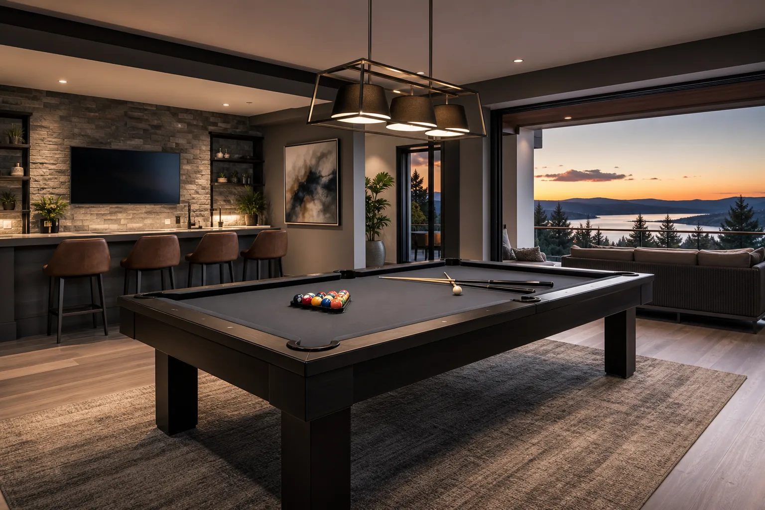 Pool Table Room in a Vacation Rental (When the Table Is the Anchor, Not an Accessory)