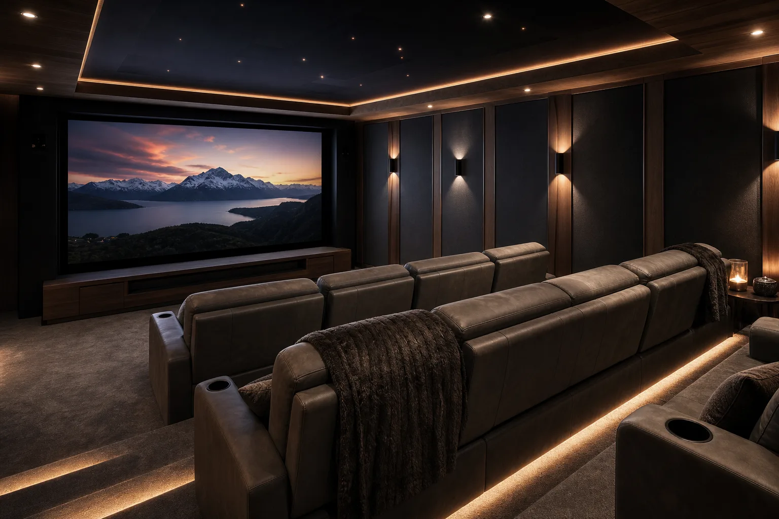 Theater Room in a Vacation Rental (Light Blocking, Sound, Seating, and Why It Compounds with Game Rooms)