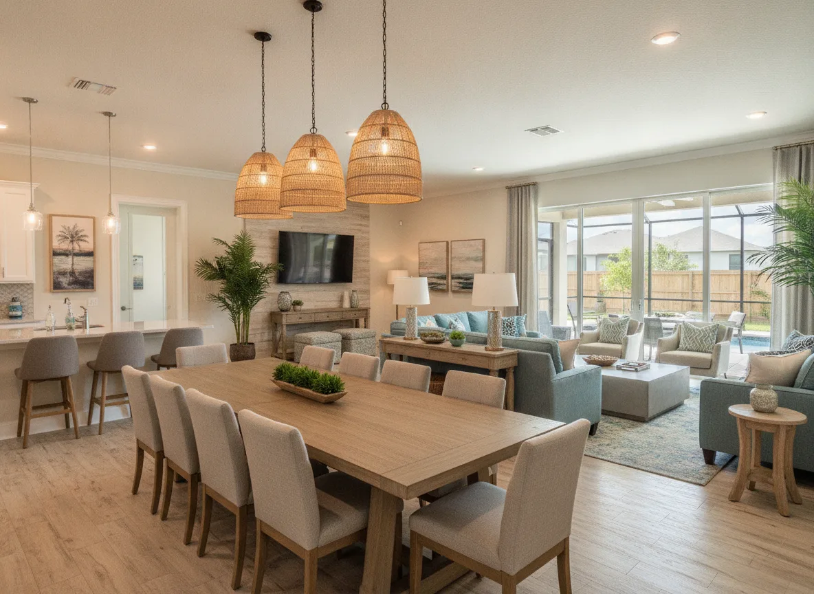 Orlando area vacation rental: Sleep and dining (step 1)