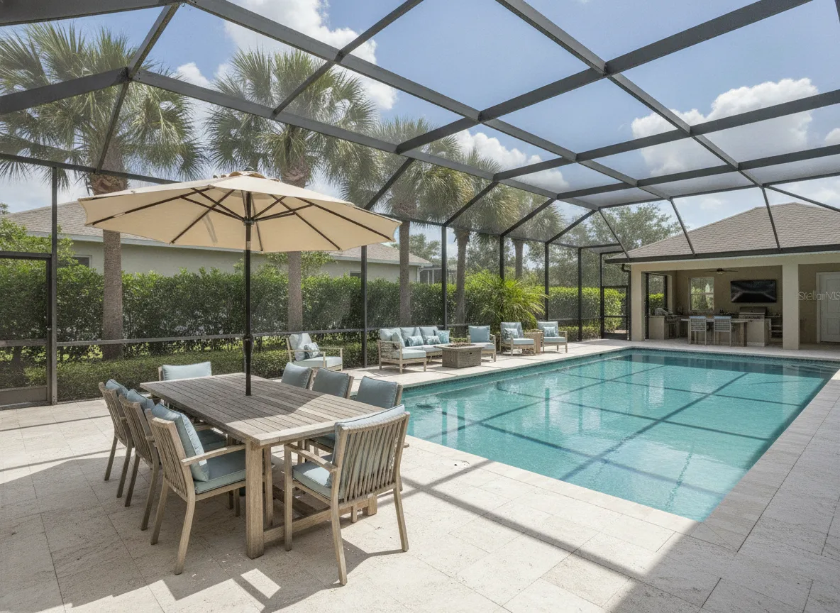 Orlando area vacation rental: Outdoor Oasis tier (step 4)
