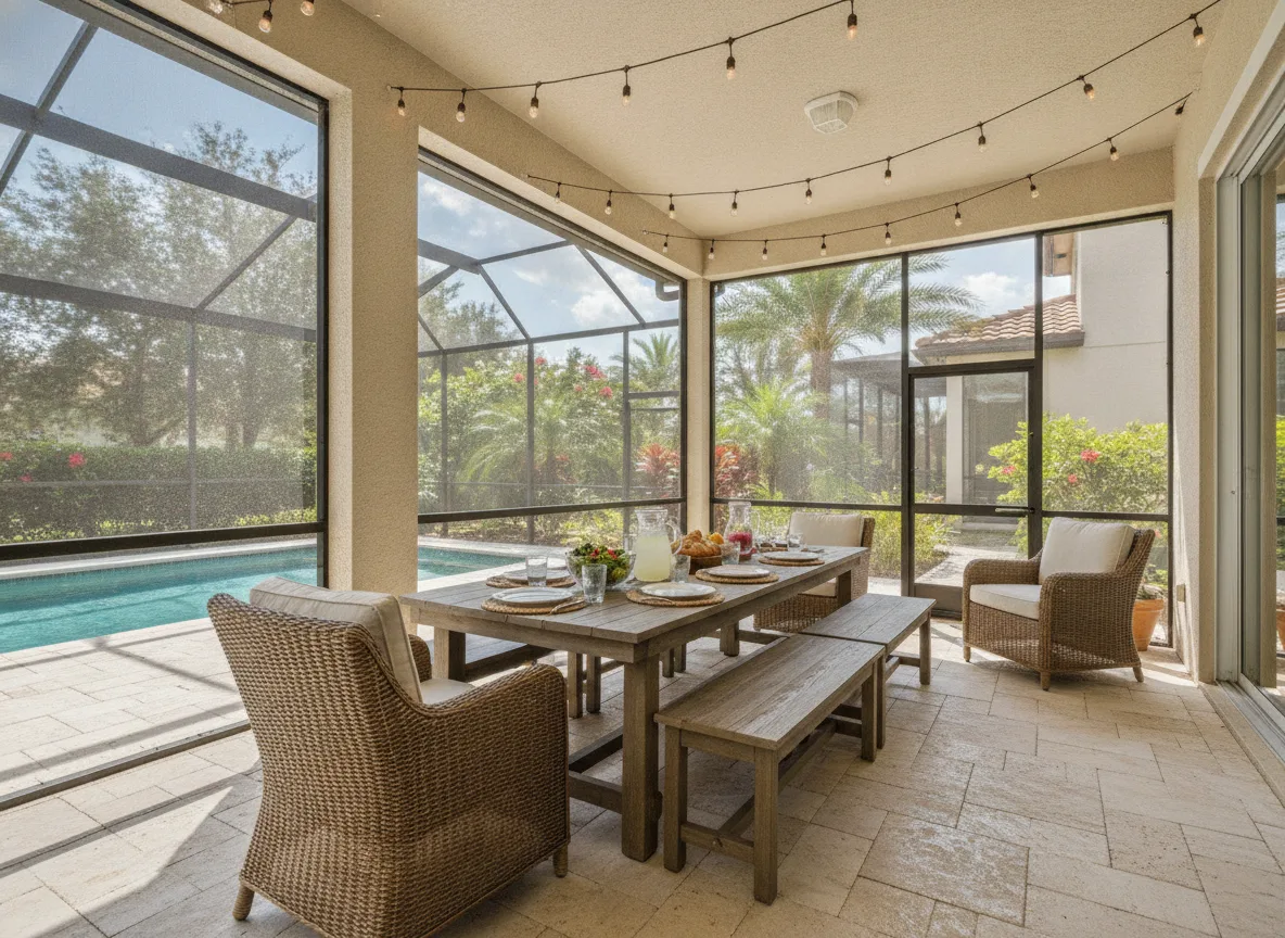 Outdoor dining (step 4)