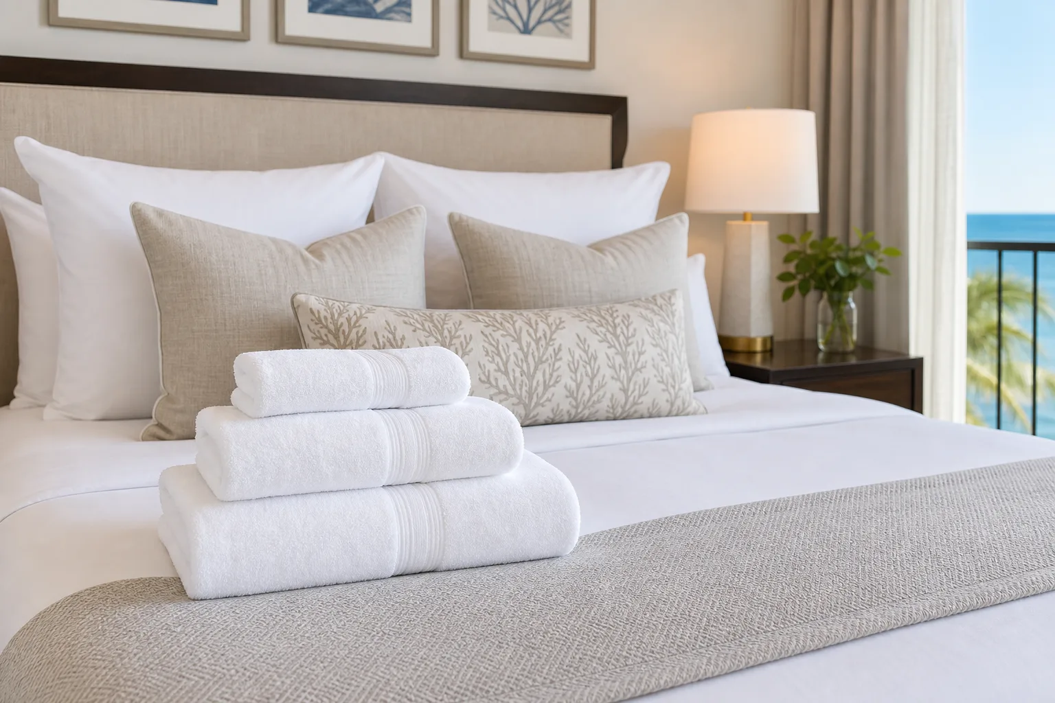 Linens & pillows (step 2)