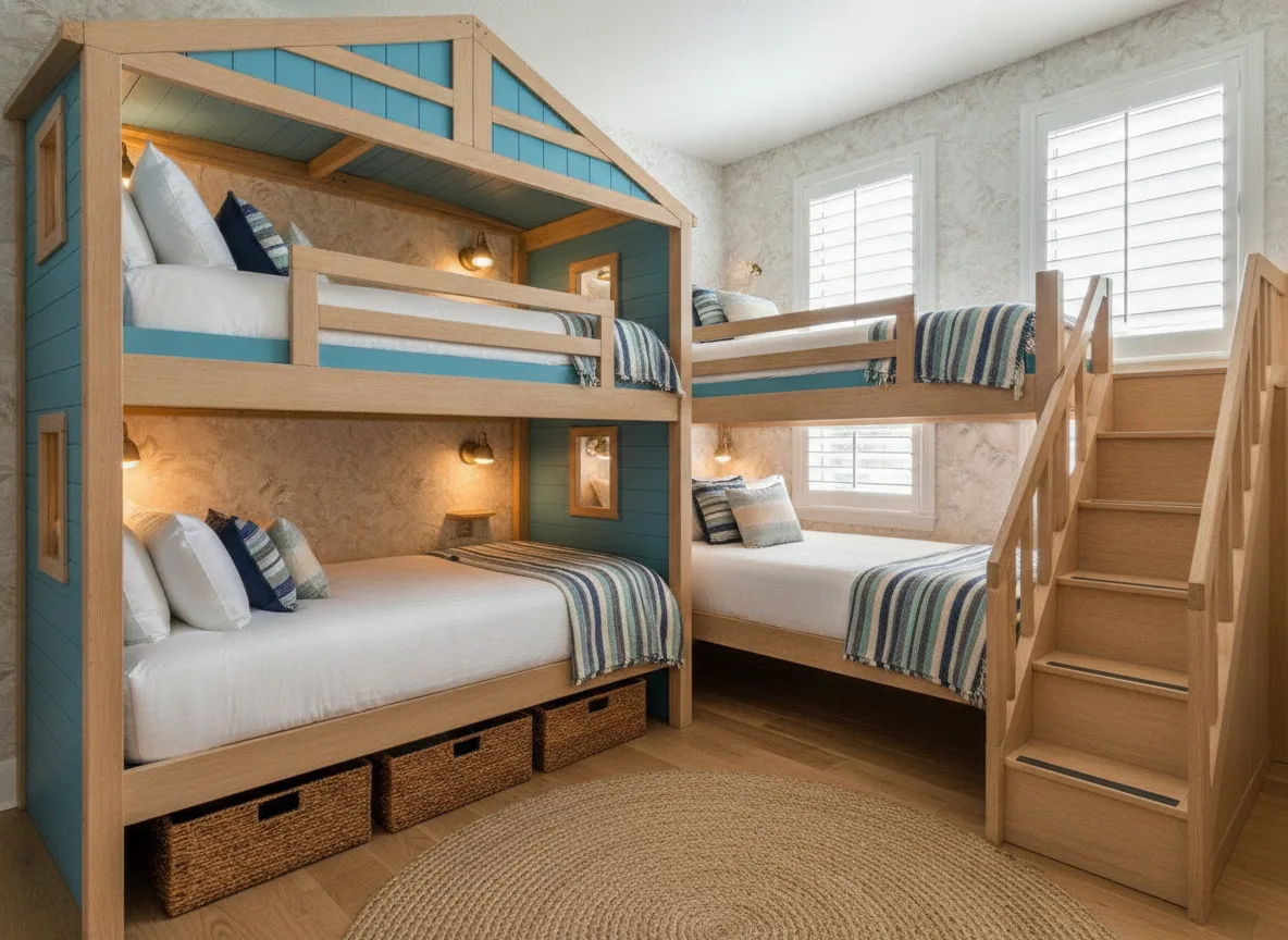 Themed bunk at hospitality grade (step 2)