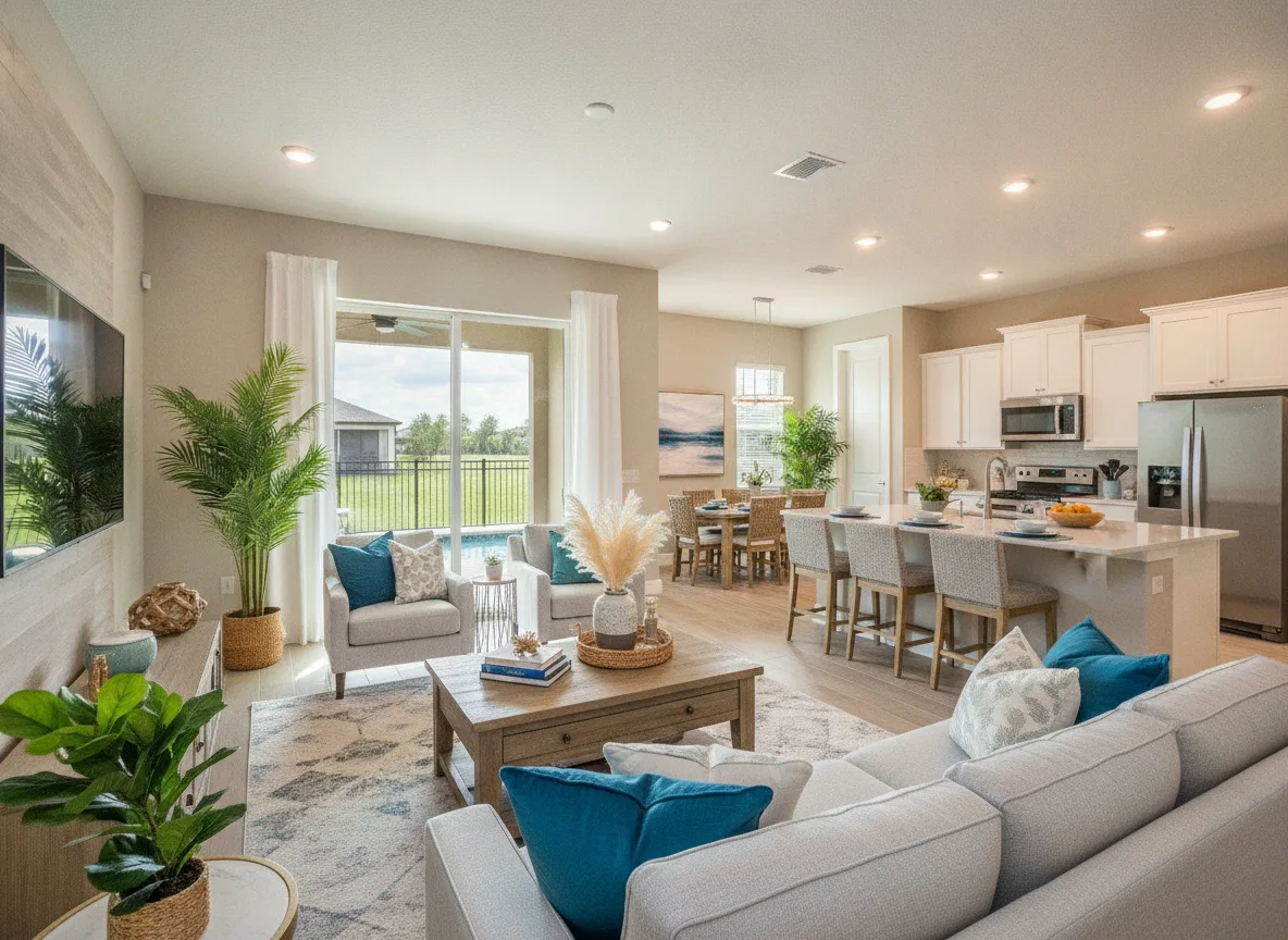 Orlando area vacation rental: Finish level (step 2)