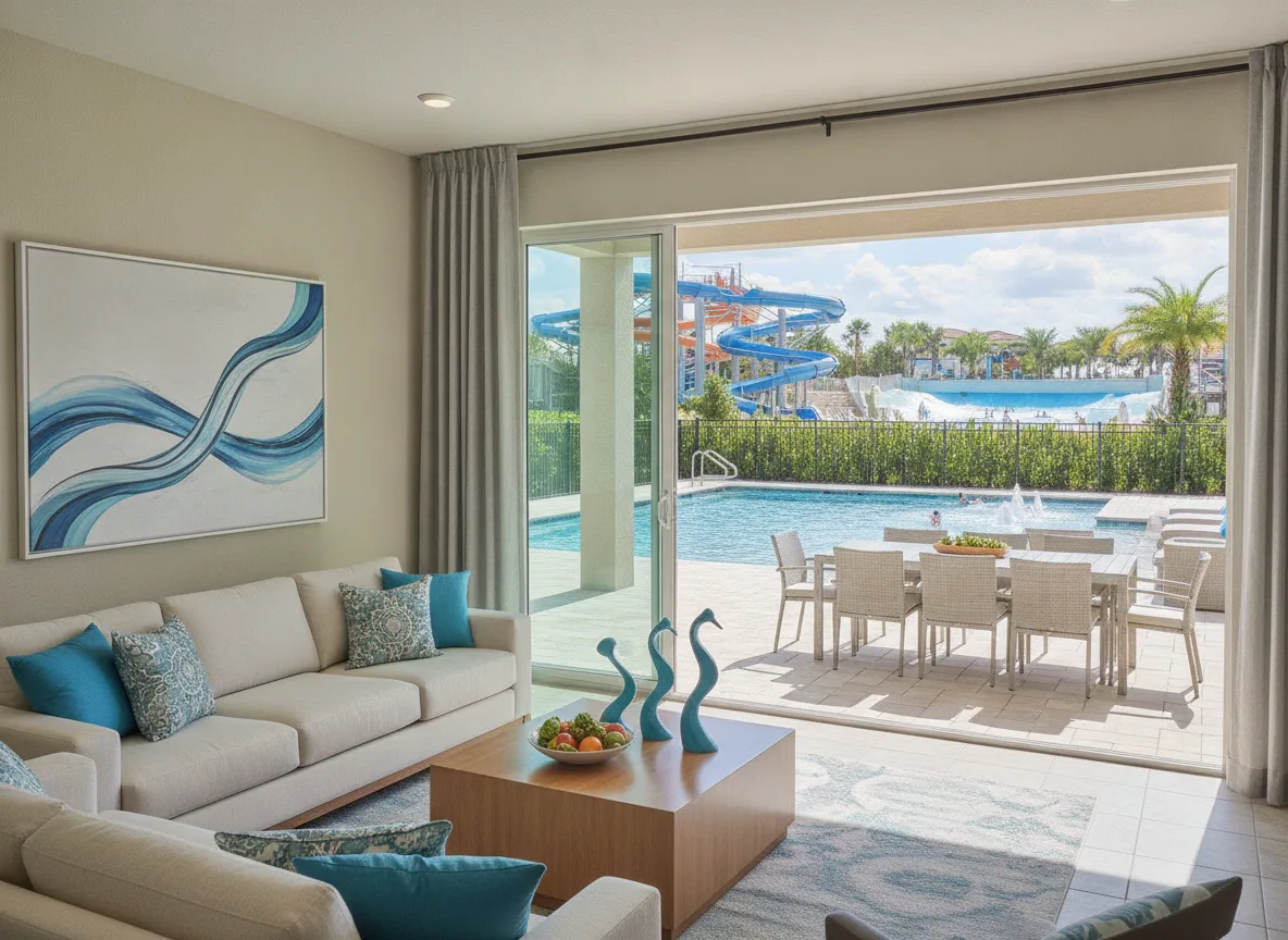 Orlando area vacation rental: Water park context (step 2)