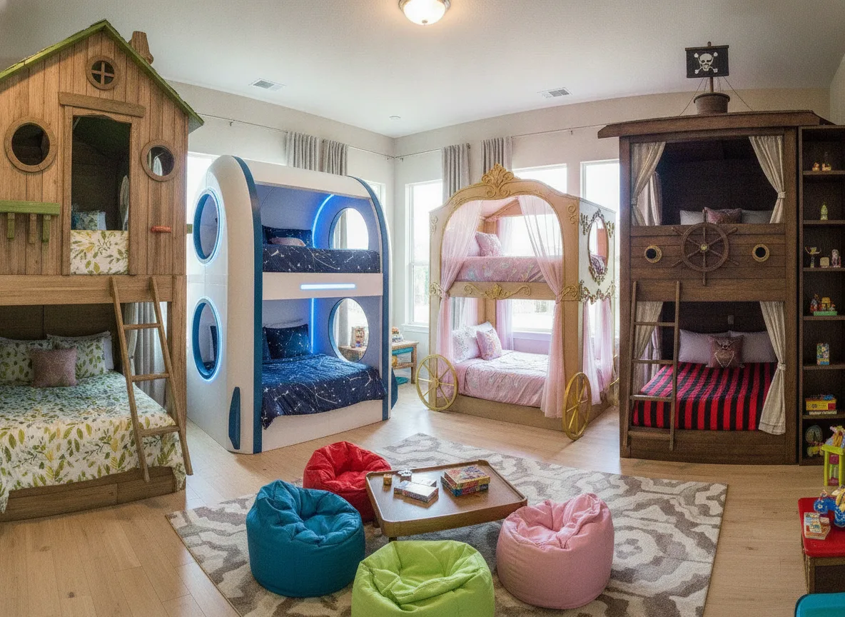 Orlando area vacation rental: Bunk diversity (step 3)