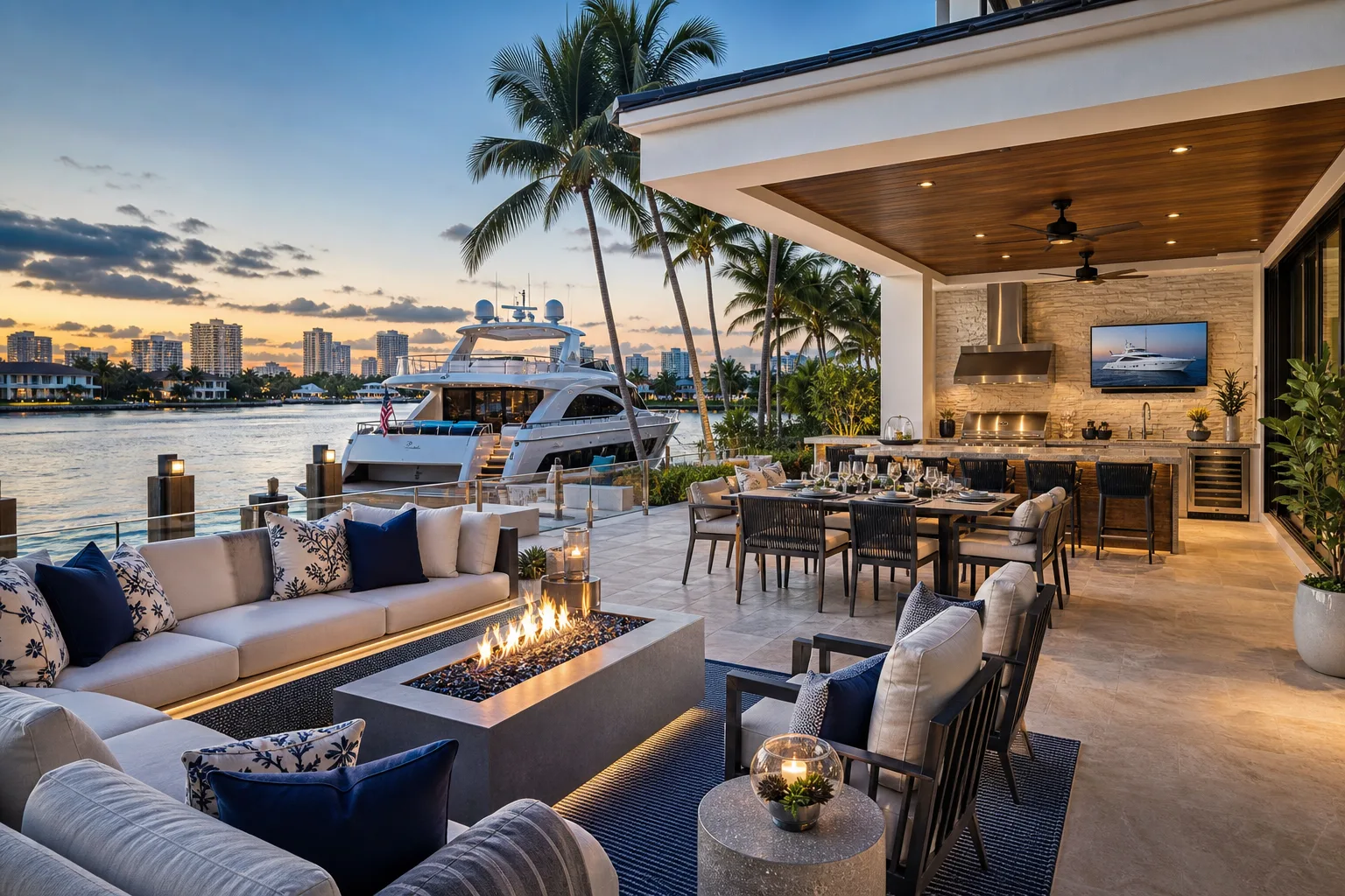 Fort Lauderdale vacation rental: Outdoor and marine-grade standards (step 4)