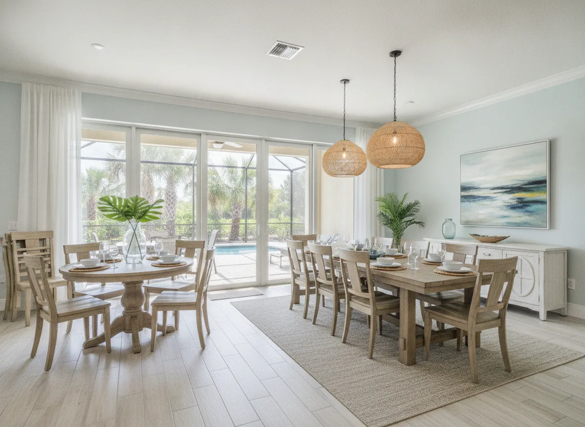 Dining scaled to occupancy (step 4)