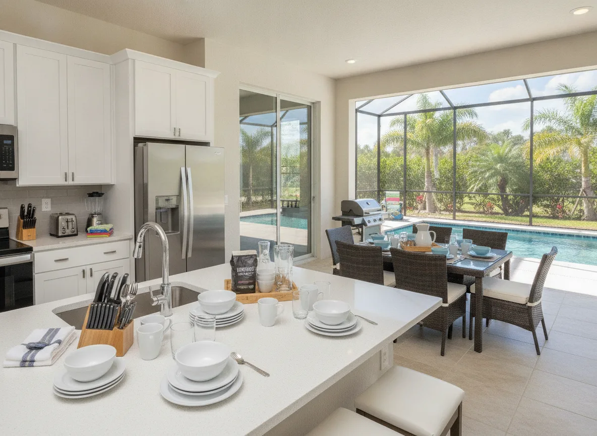Orlando area vacation rental: Housewares and outdoor same pass (step 4)