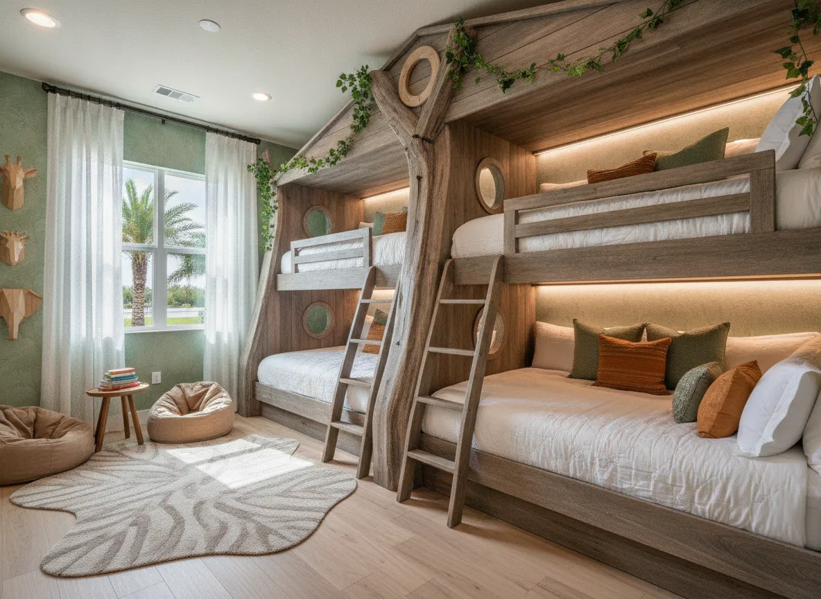 Orlando area vacation rental: Themed rooms and sleep count (step 3)