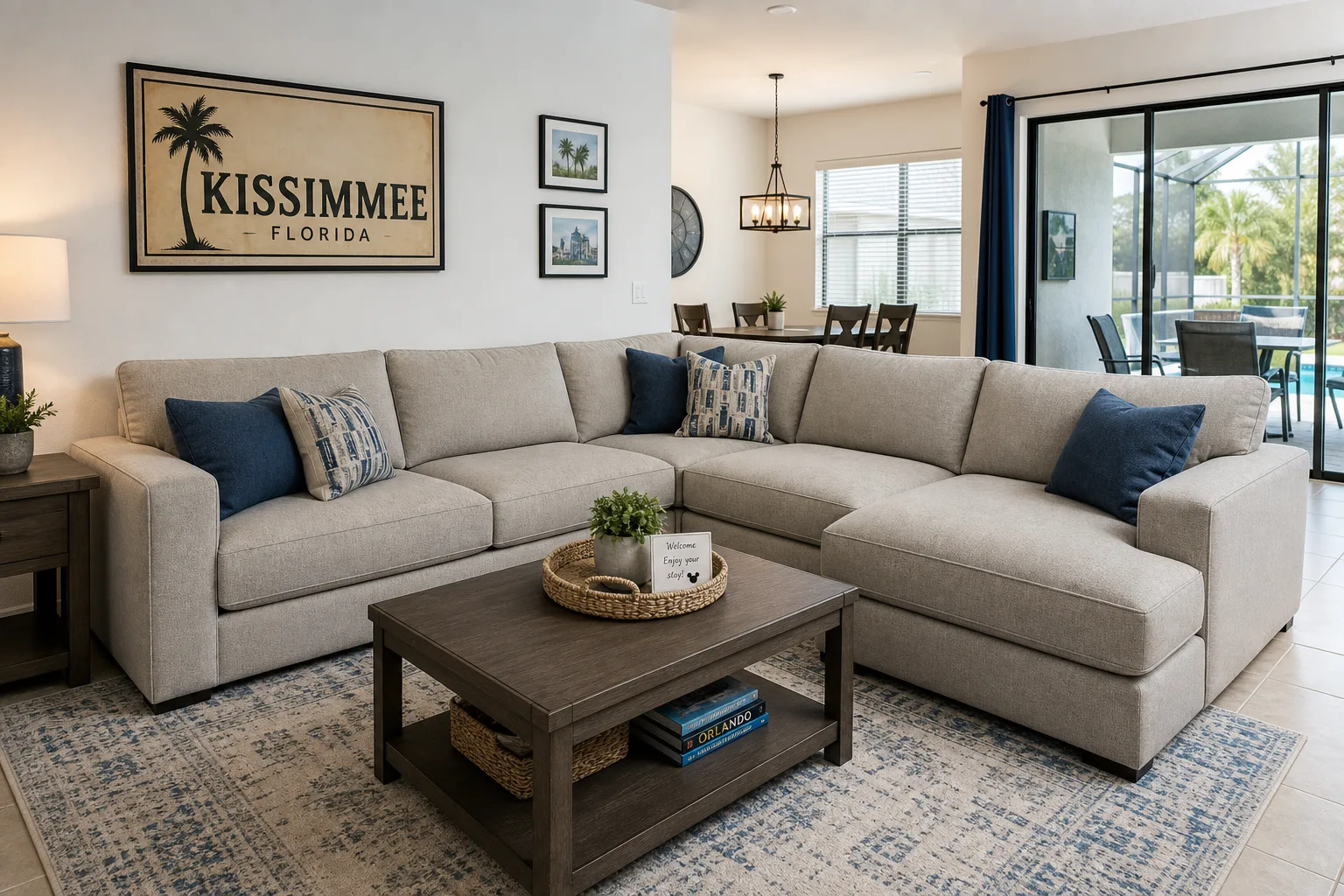 Orlando area vacation rental: Prioritize durability over showroom aesthetics (step 3)