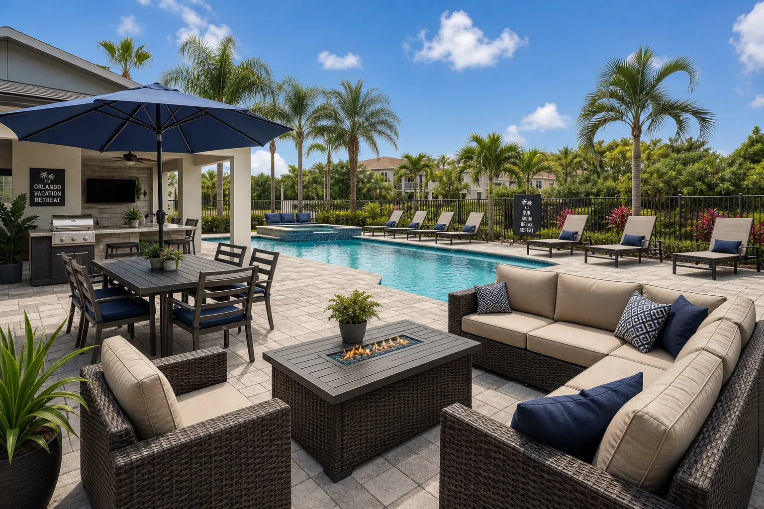 Orlando area vacation rental: What interior design usually does not include (step 2)