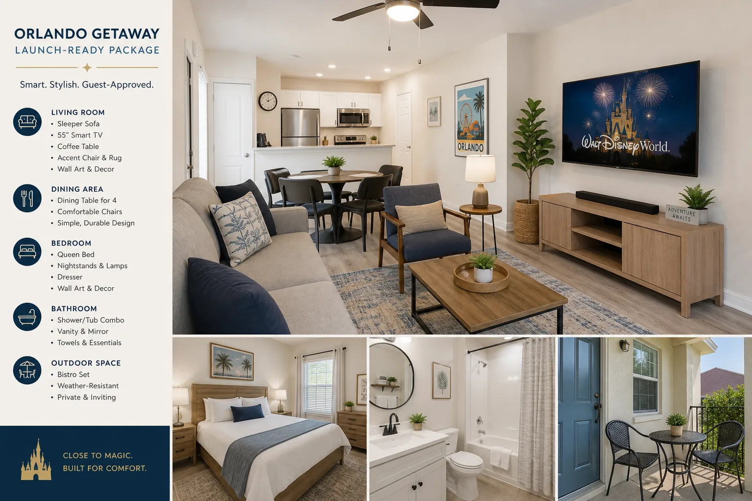 Orlando area vacation rental: Launch-ready package — complete, efficient, guest-ready (step 1)
