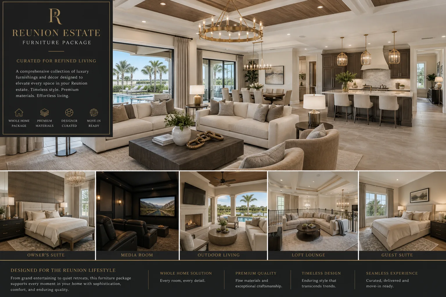 Orlando area vacation rental: Luxury estate package — premium materials, multi-zone living (step 4)