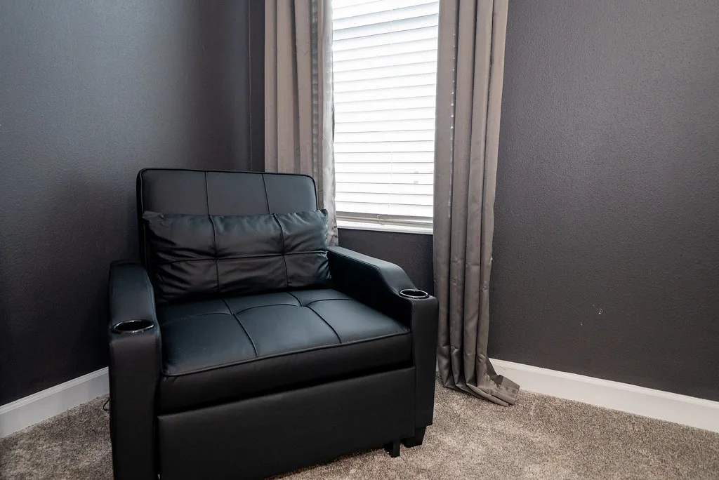 Cushion fabric class is a separate cost line item (step 3)