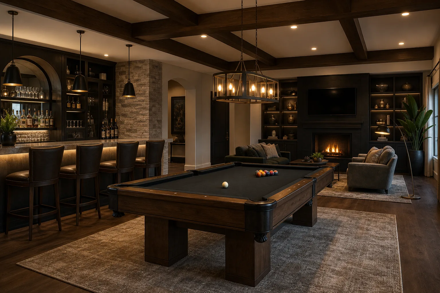 Table sizing — 8-foot, 9-foot, or bar-size 7-foot