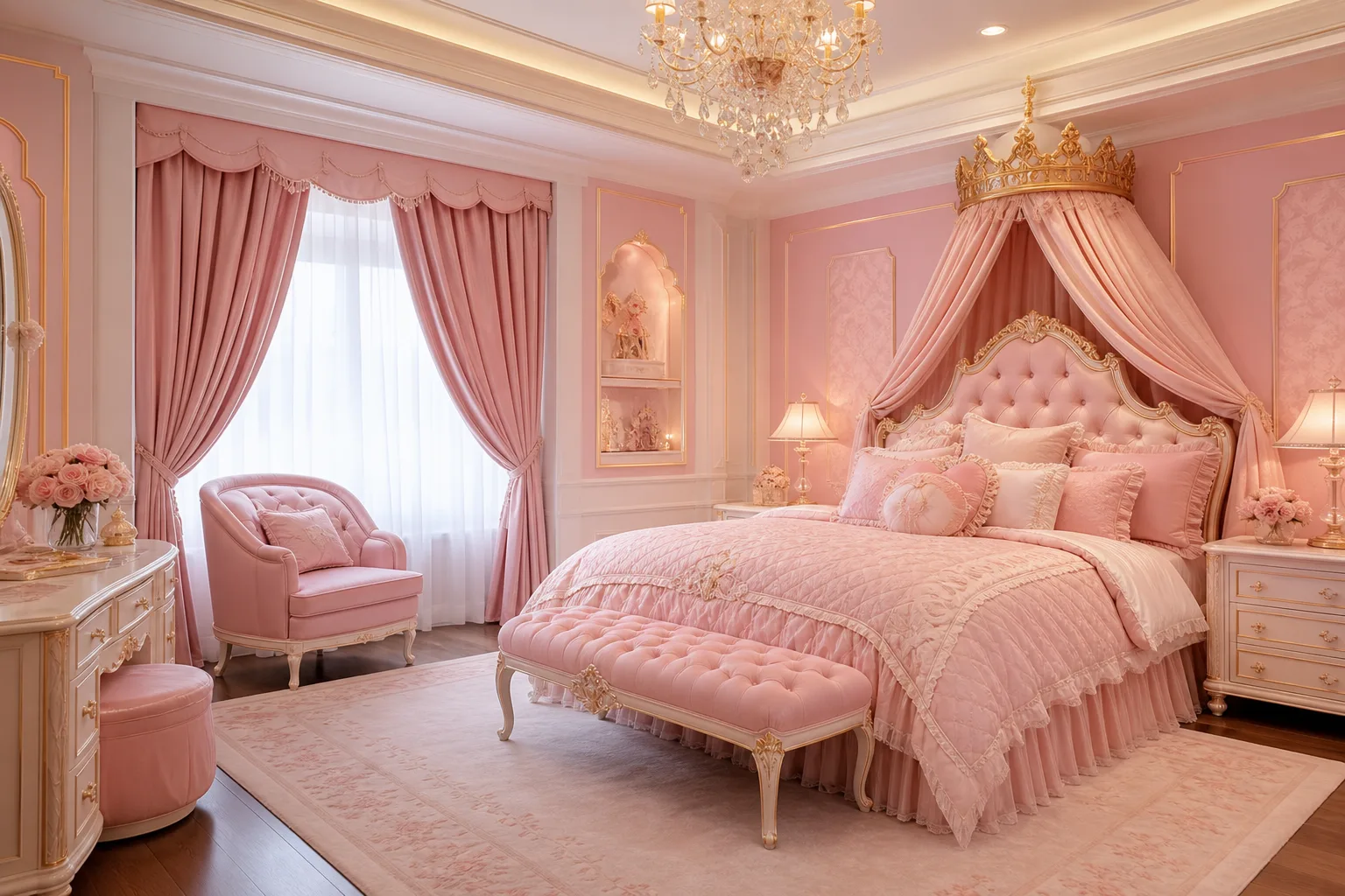 The trademark-safe design palette that still reads as princess room