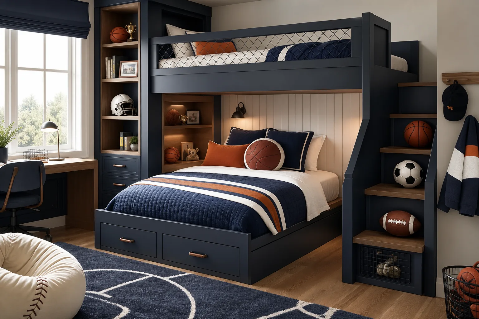 Vacation rental theme room design