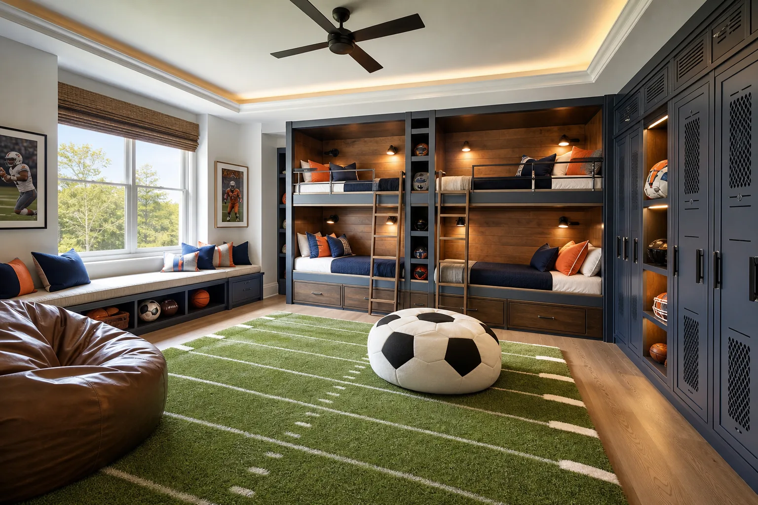 Vacation rental theme room design