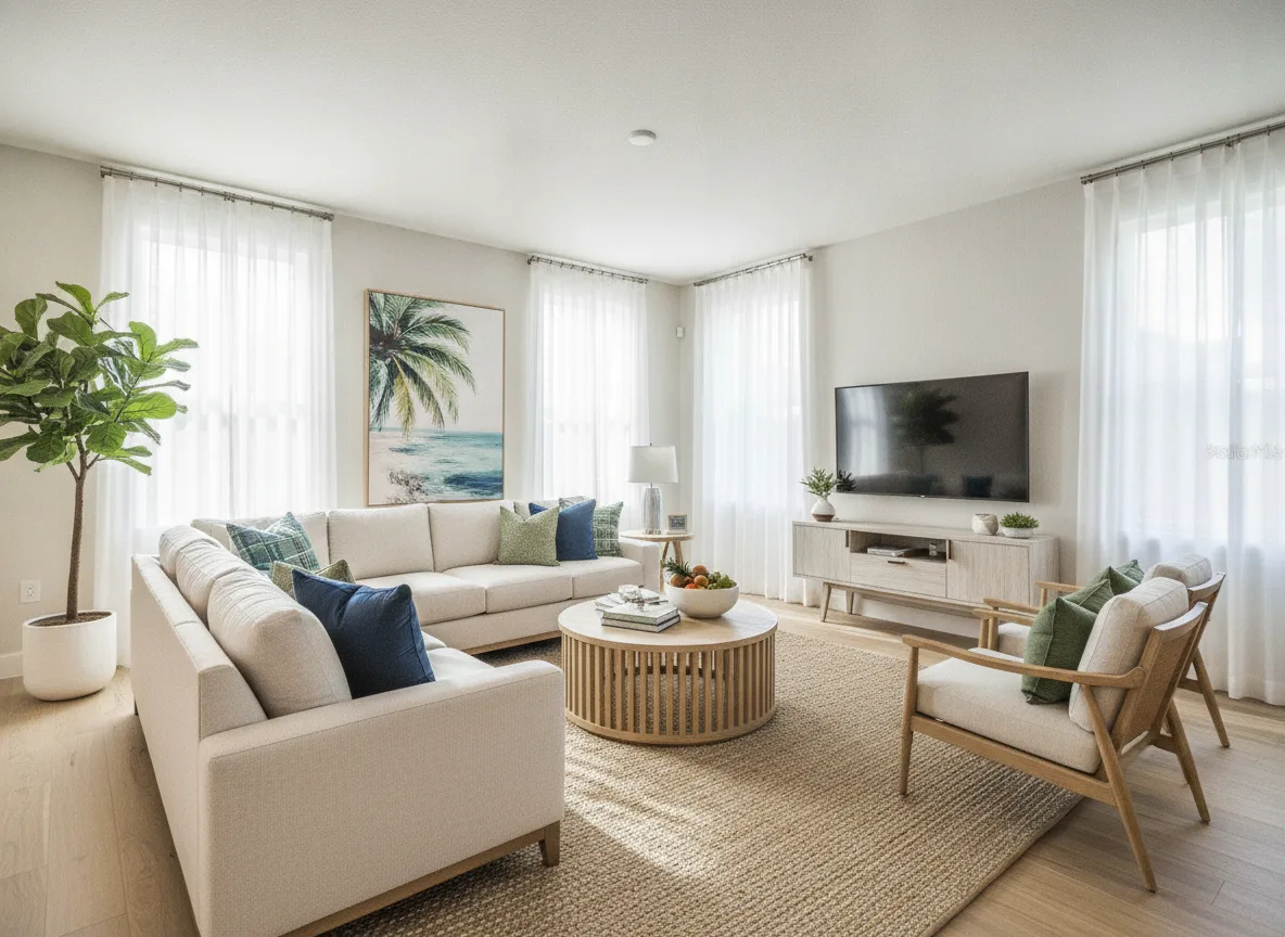 Orlando area vacation rental: Shot order plan (step 1)