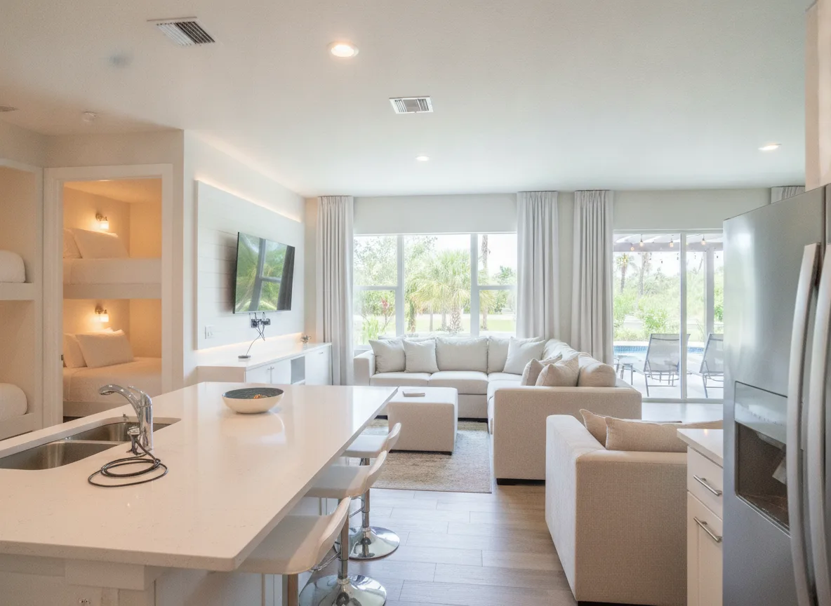 Orlando area vacation rental: Day-before reset (step 2)