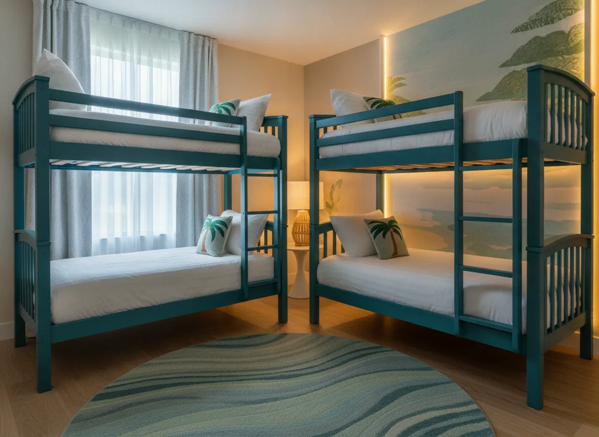 Orlando area vacation rental: Themed room lighting (step 3)