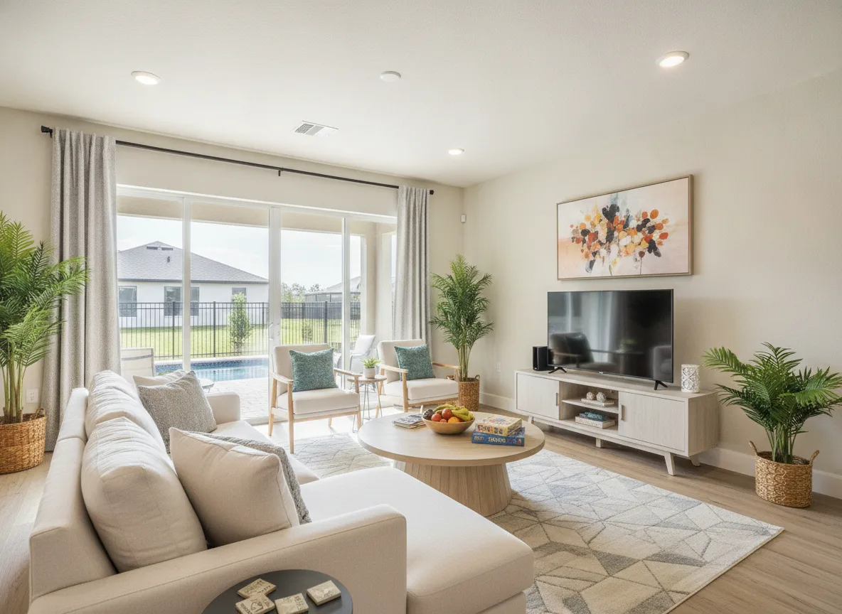 Orlando area vacation rental: Family photo order (step 1)