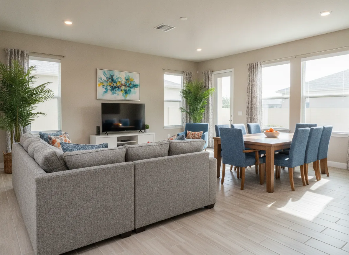 Orlando area vacation rental: Performance textiles (step 4)