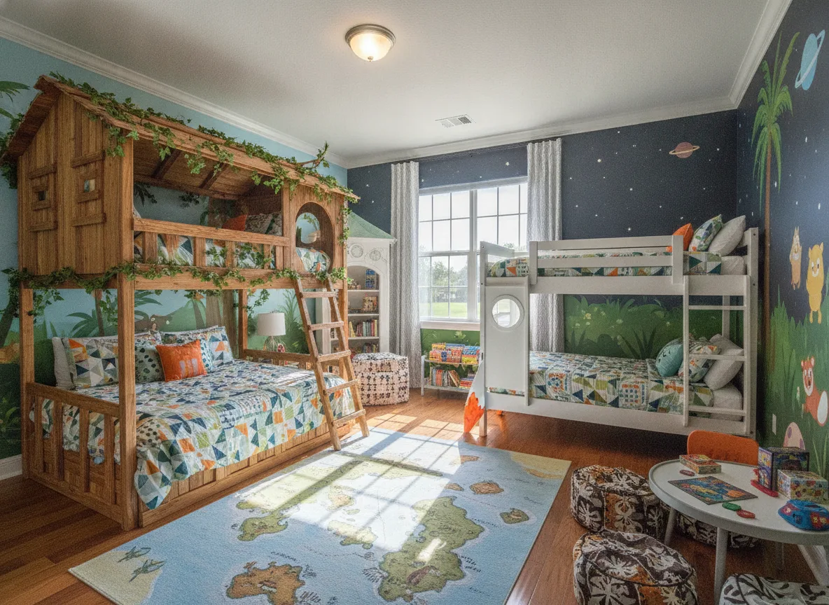 Orlando area vacation rental: Themed rooms and sleep count (step 3)