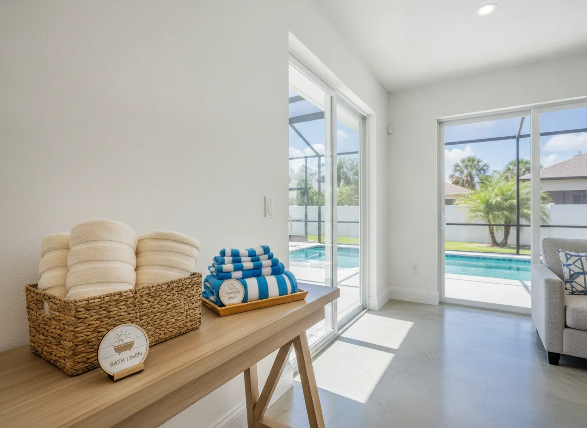 Pool towel separation (step 2)