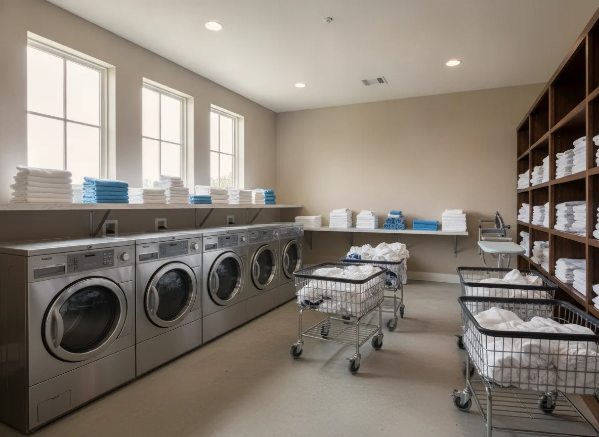 Commercial laundry (step 4)