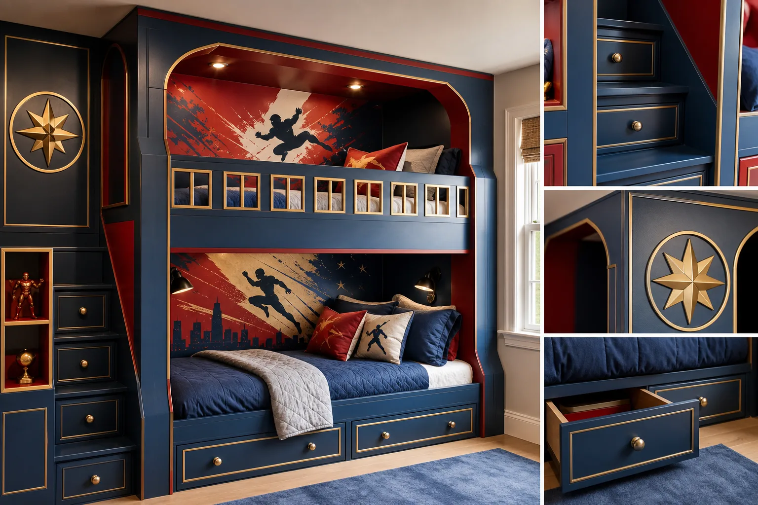 The trademark-safe design palette that still reads as comic-book superhero
