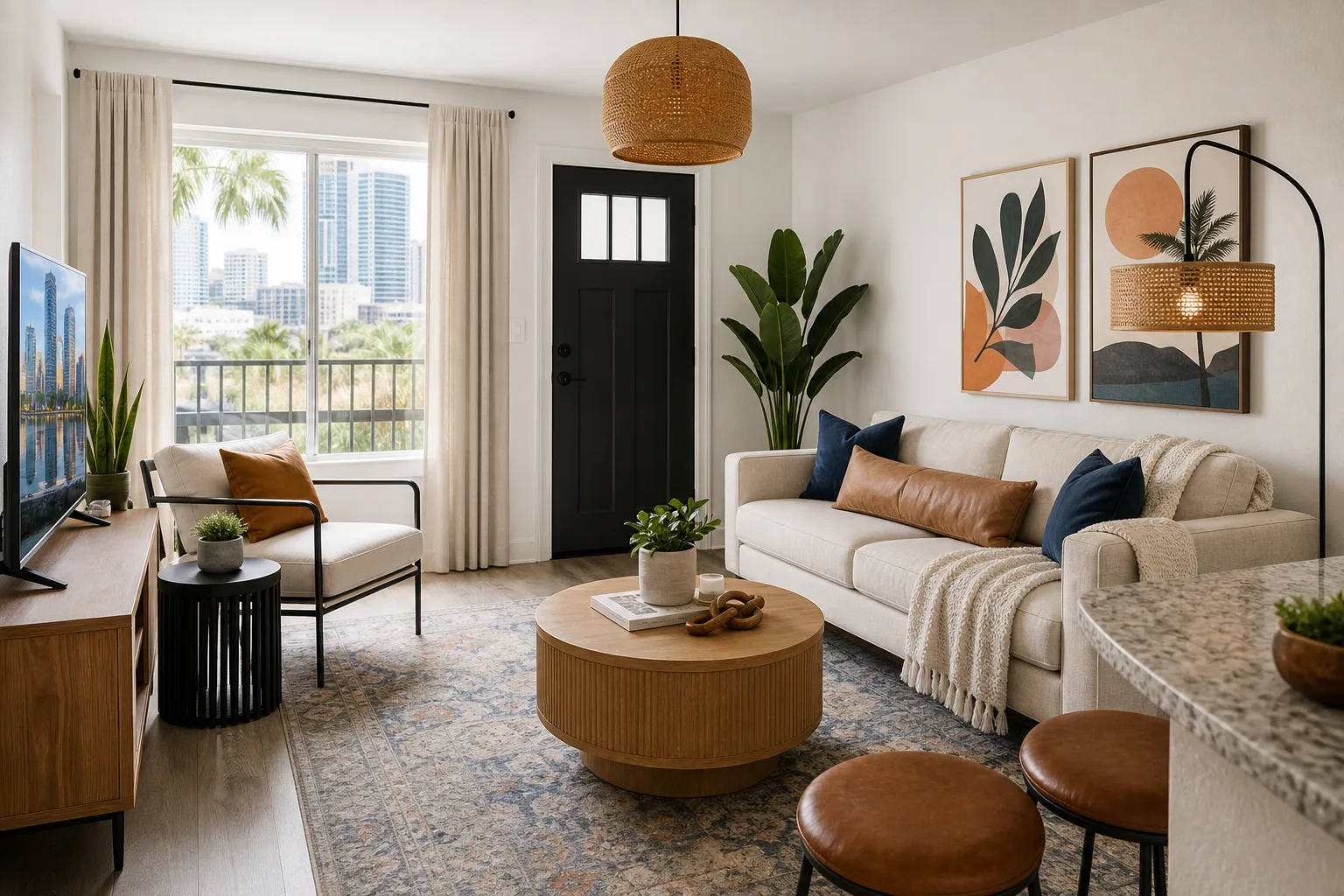 Tampa vacation rental: Week 2: Delivery, assembly, and staging (step 4)