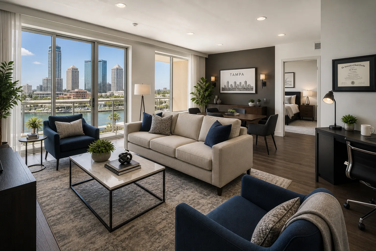 Tampa vacation rental: Tampa neighborhoods with the strongest year-round corporate demand (step 4)