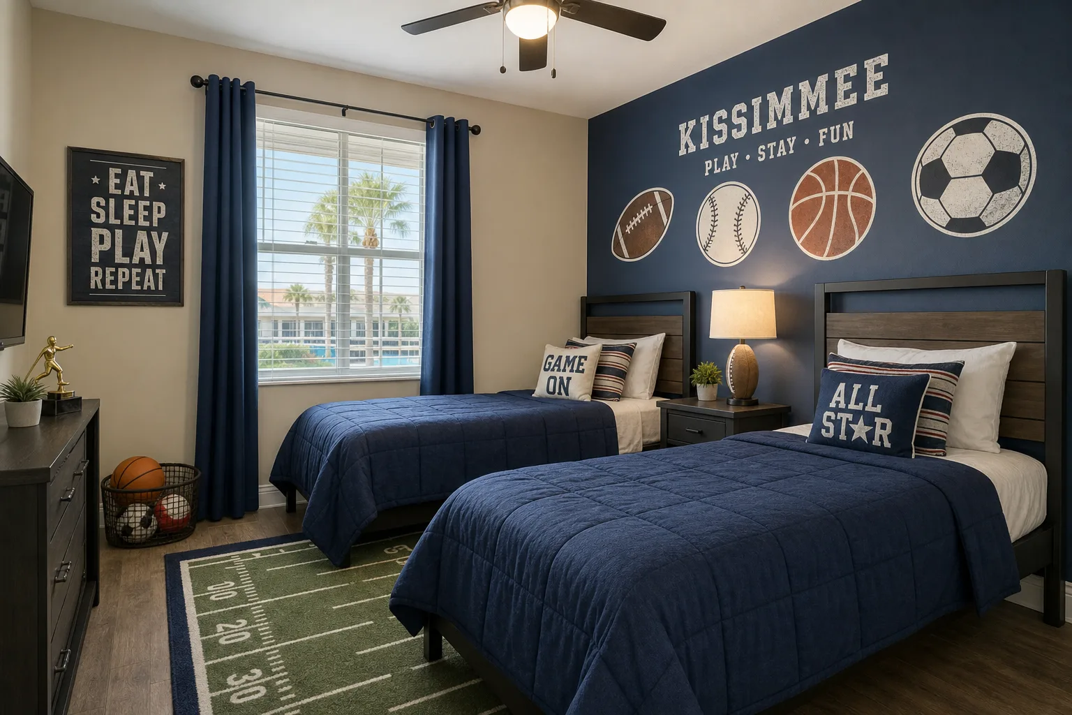 Orlando area vacation rental: Use inspired-by design — not licensed IP (step 3)