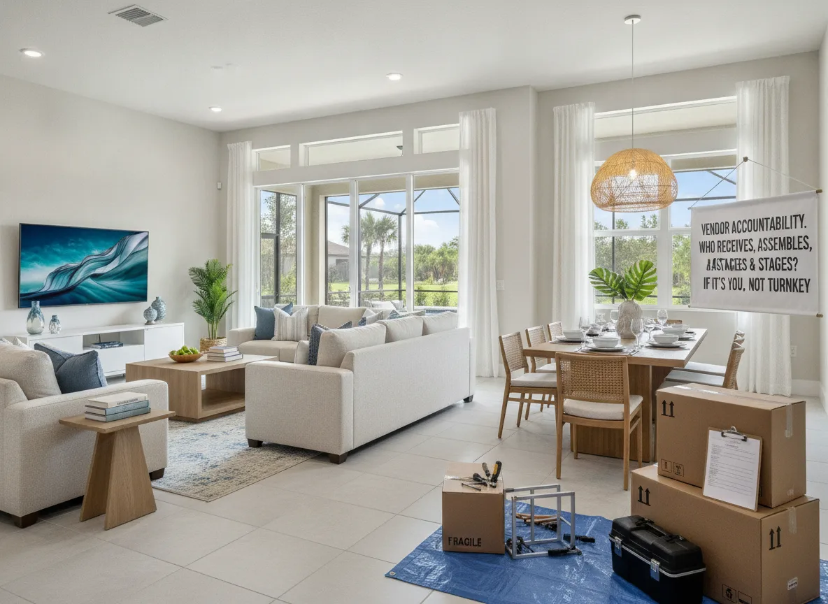Orlando area vacation rental: Vendor accountability (step 4)