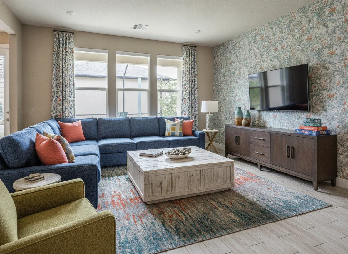 Orlando area vacation rental: Color and durability (step 2)