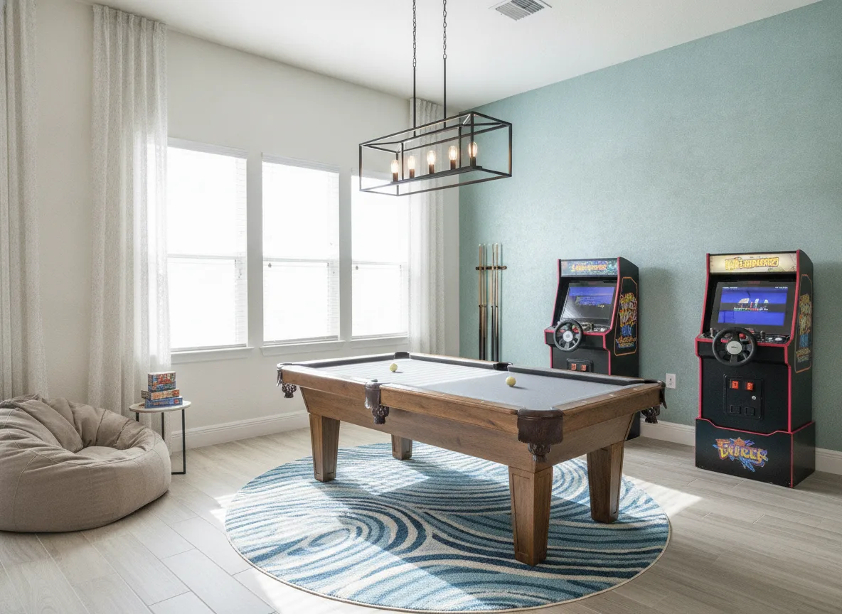 Orlando area vacation rental: Game corner on 6BR (step 4)