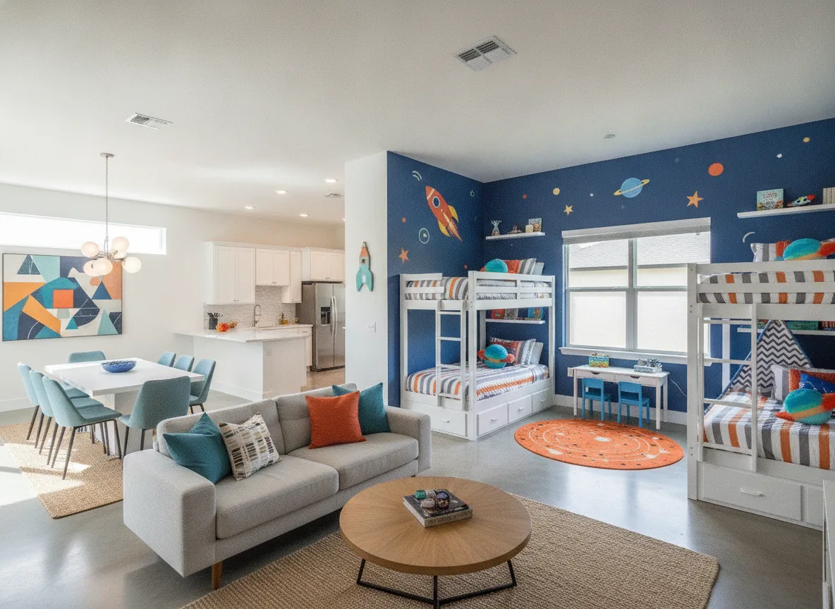 Orlando area vacation rental: Modern family aesthetic (step 2)