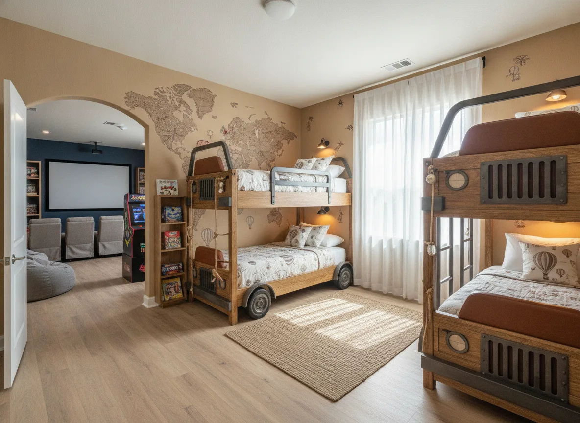 Orlando area vacation rental: Themed rooms and sleep count (step 3)