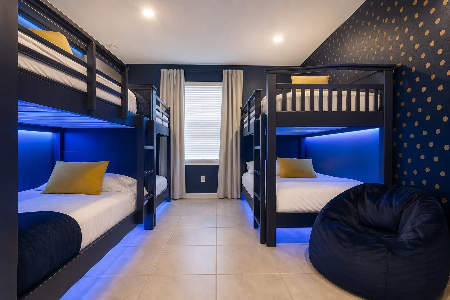 Theme room for a Windsor Island vacation rental home.