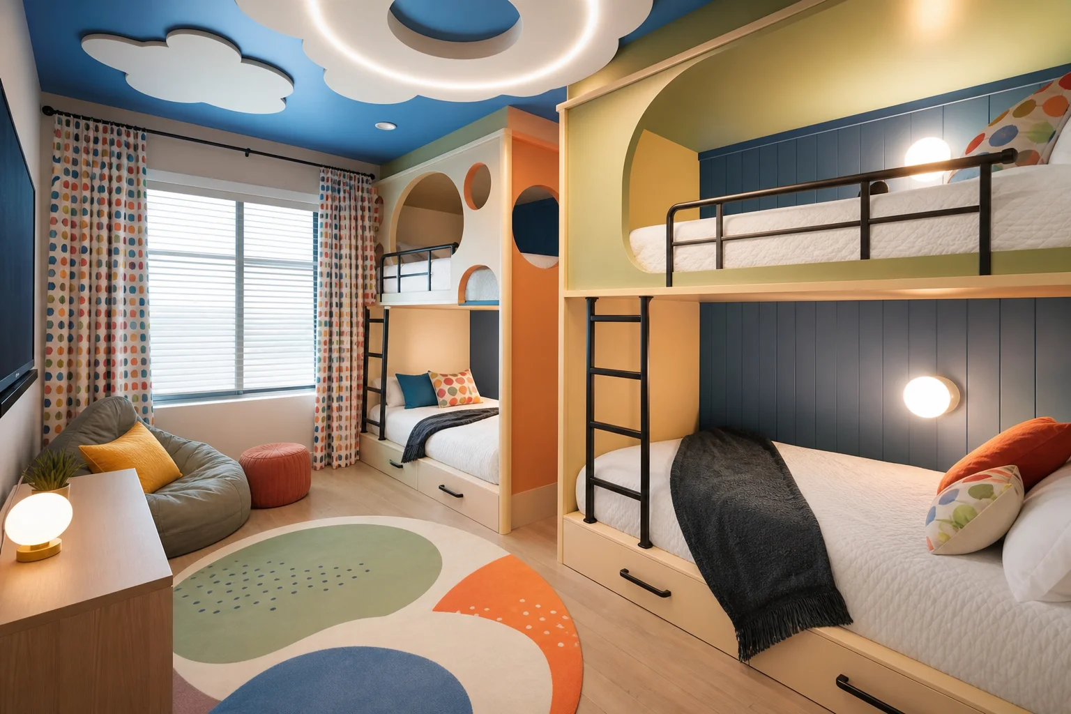 Theme-park-inspired kids room for Central Florida STR near Disney